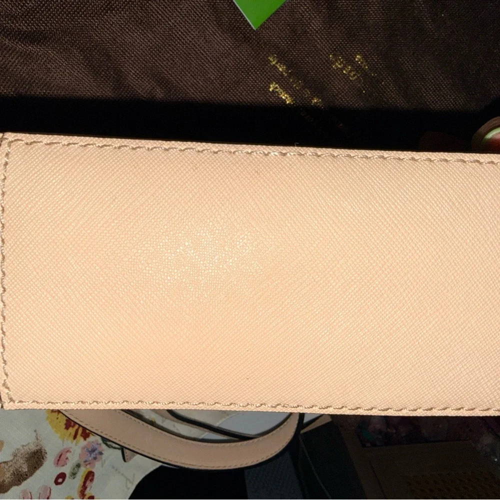 Kate Spade Newbury Lane Cammie crossbody nude purse Saffiano leather dust bag - Picture 8 of 16